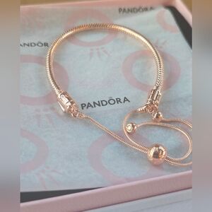 Pandora Rose Adjustable Gold Bracelet